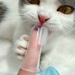Pet Finger Toothbrush For Dogs And Cats Dental Care