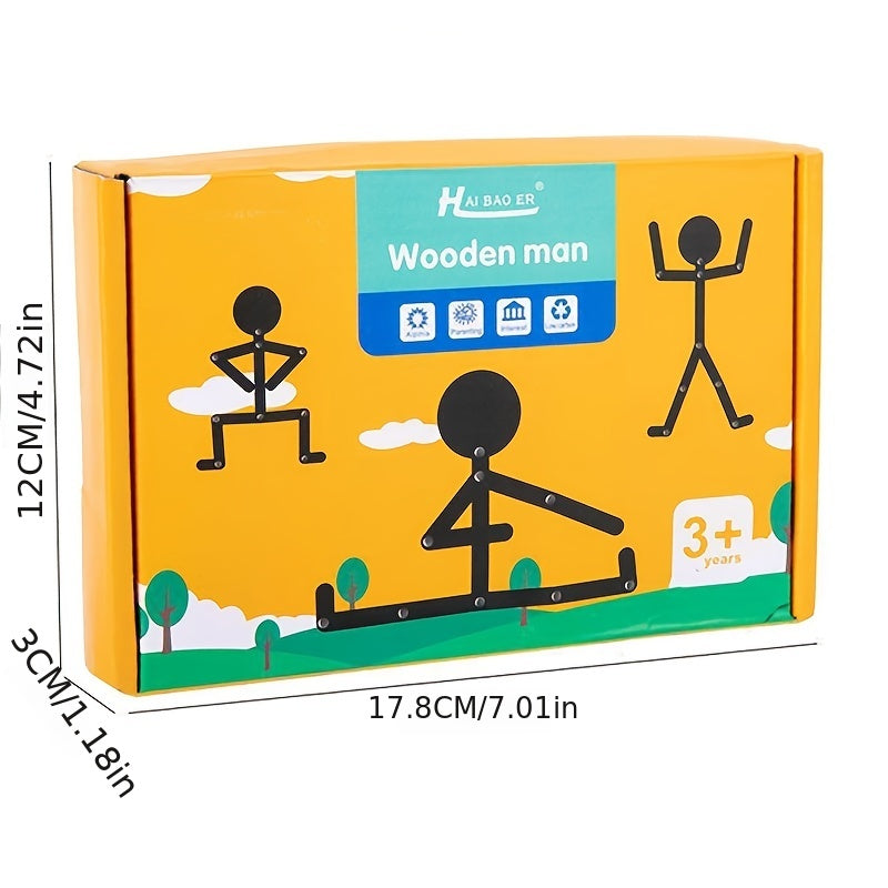 Montessori 24pcs Matching Puzzles Game Wooden Educational Toy