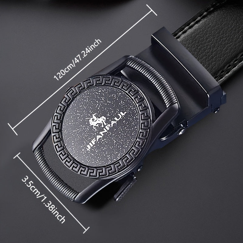 Men's PU Leather Buckle Belt for Outdoor Party Travel