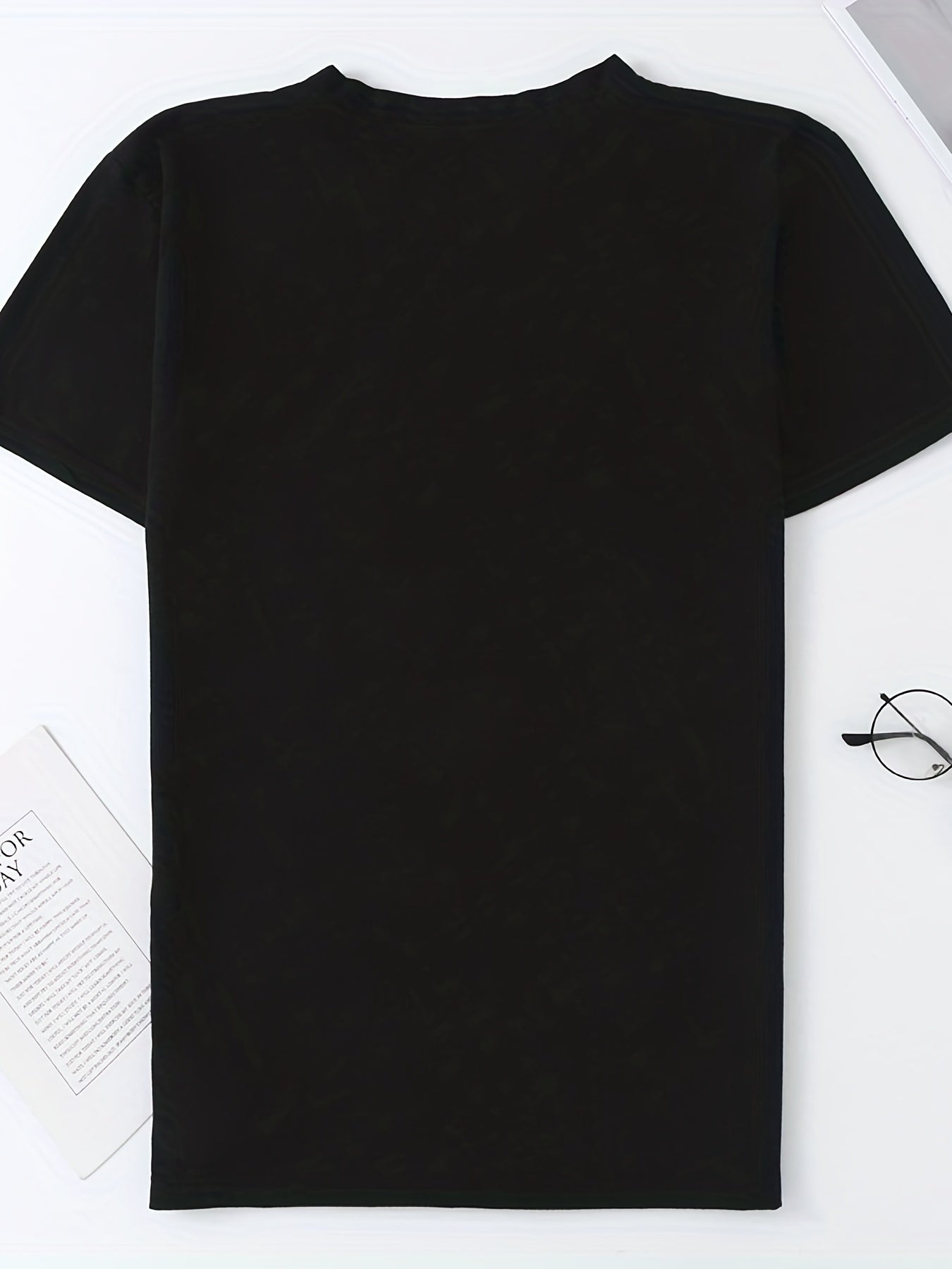 Letter Printed Crew Neck Casual Sports T-shirts