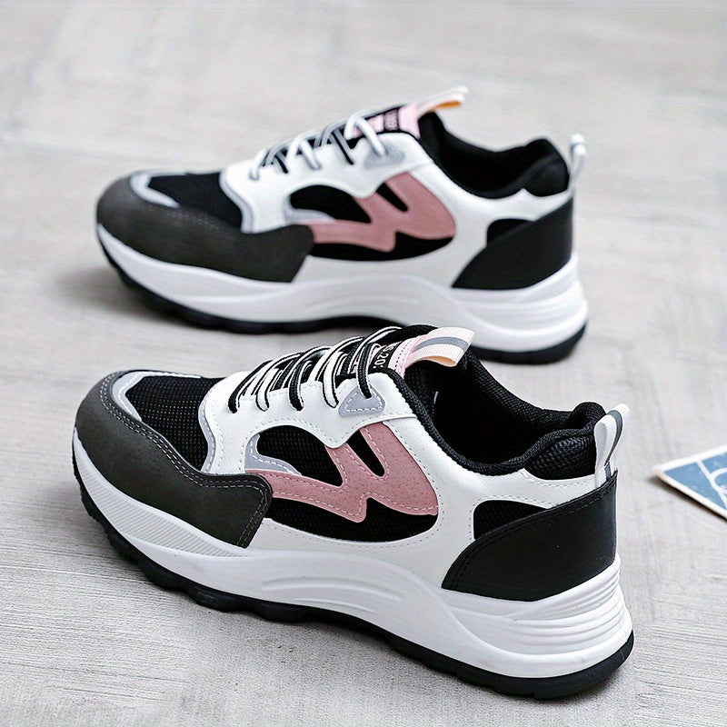 Thick Bottom Mesh Breathable Chunky Sneakers