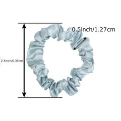 6pcs Satin Hair Scrunchies Elastic Silk Hair Bands Multicolor Hair Tie