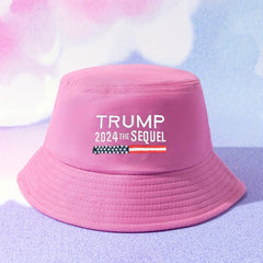 Embroidery Bucket Hat Cotton Sunshade Fisherm