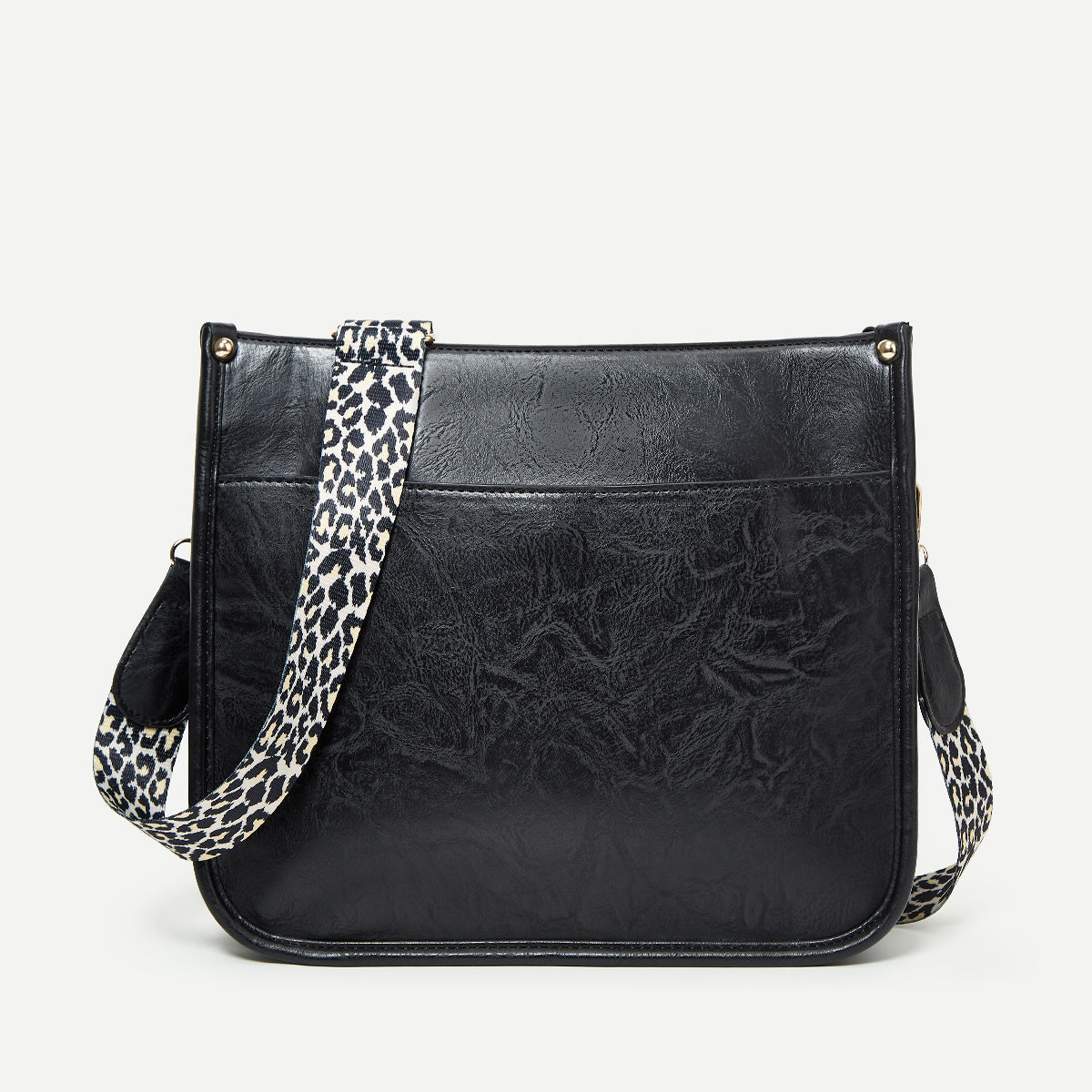 Classic Shoulder Bag Large Capacity Travel Bag With Side Zipper Pocket