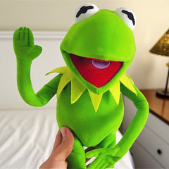 Large Kermit the Frog Plush Toy Green Stuffed Doll