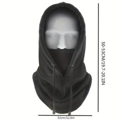 Winter Full Face Mask Balaclava Windproof Thermal Headgear Outdoor Ski Hat