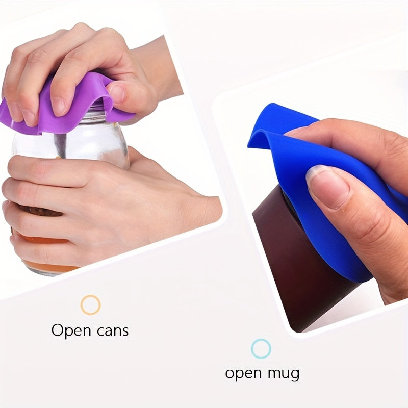 Silicone Jar Opener Pad for Weak Hands Kitchen Pot Mat Heat Insulated Coaster