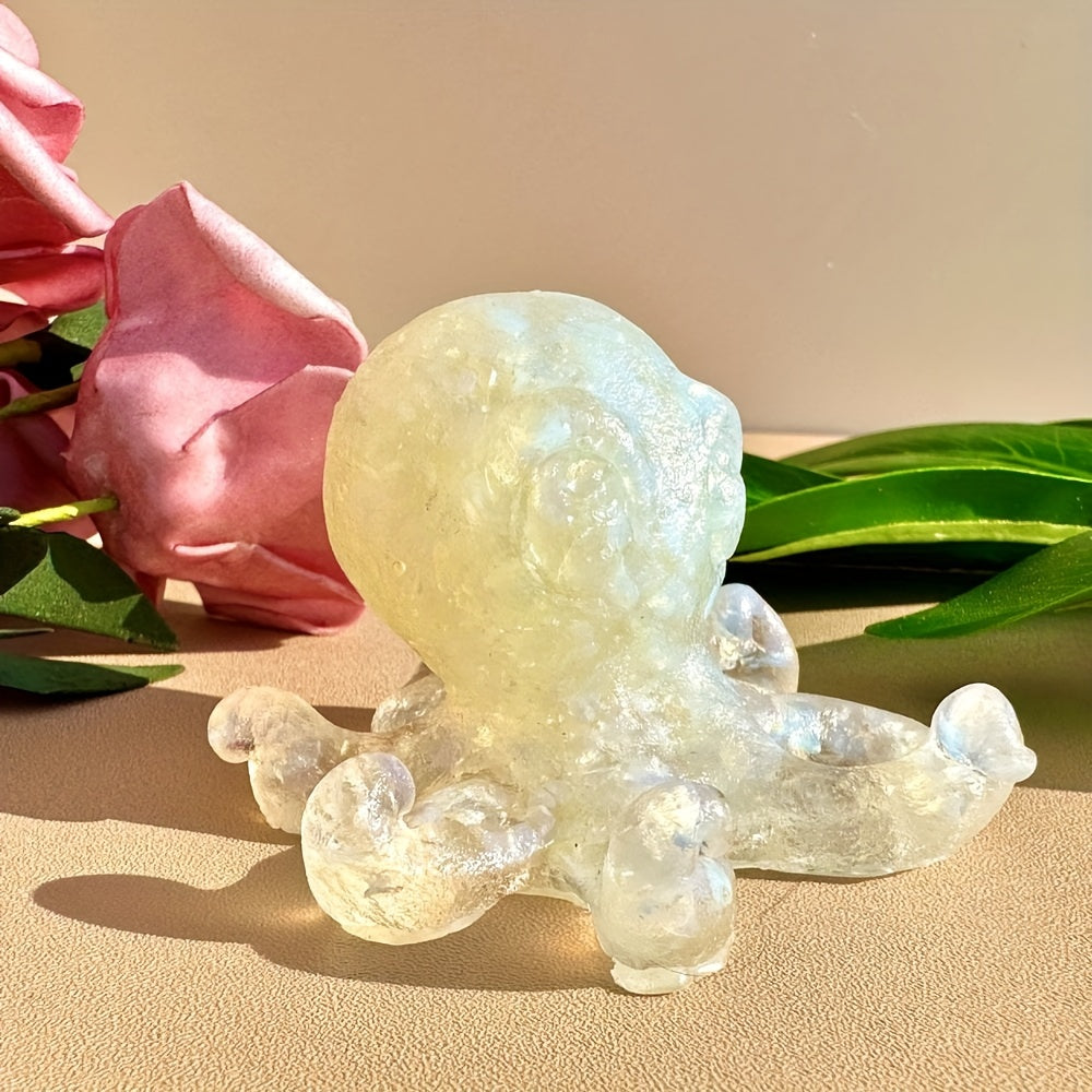Octopus Crystal Ornament for Aquarium and Garden Decor