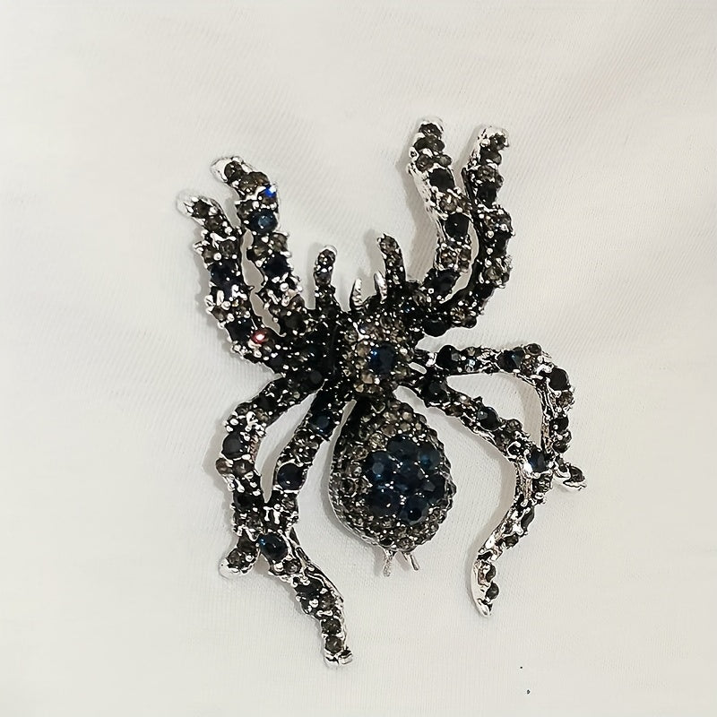 Spider Rhinestone Brooches Insect Pins Jackets Accessories