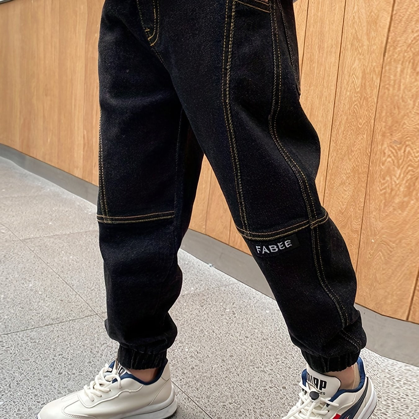 Boys Denim Long Pants With Pocket Kids Clothing For Spring And Autumn