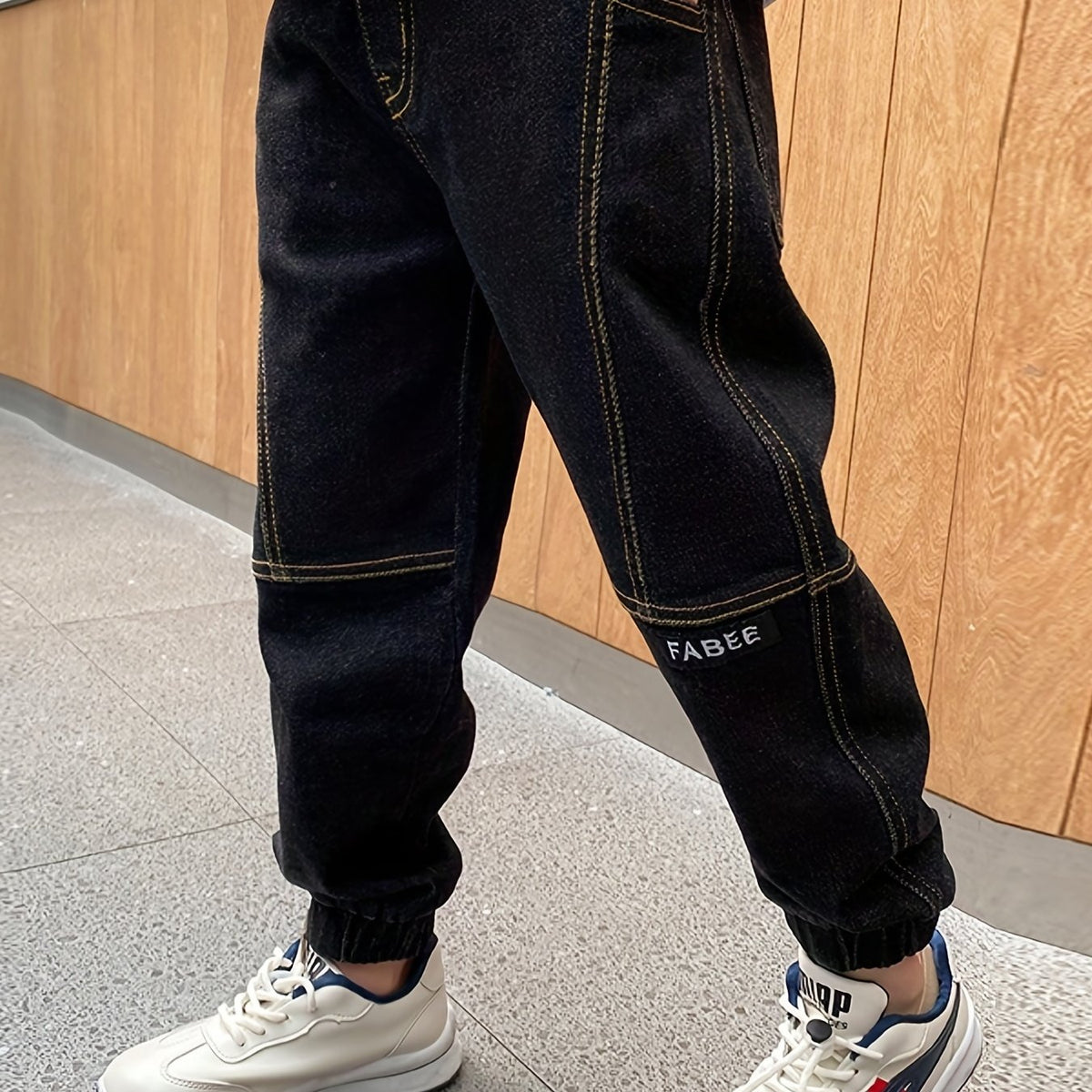 Boys Denim Long Pants With Pocket Kids Clothing For Spring And Autumn