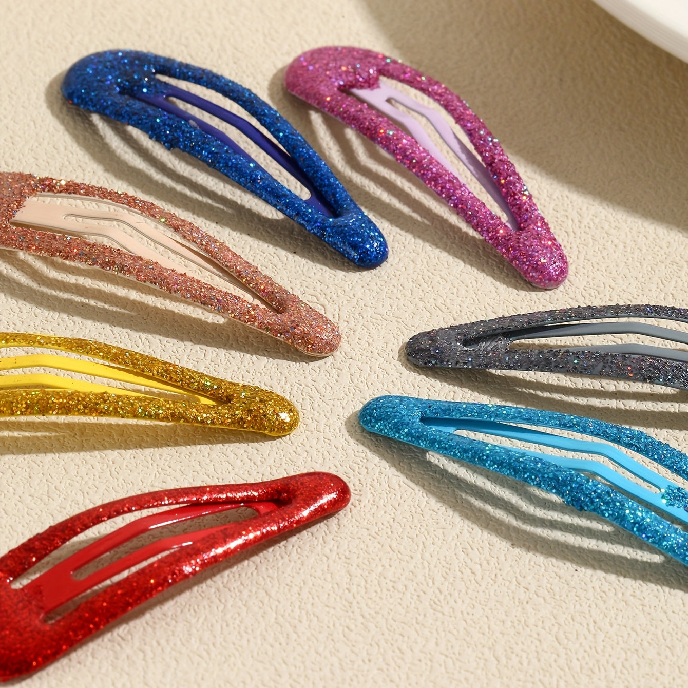 Glitter Snap Clip Metal Hair Clip Hair Accessories