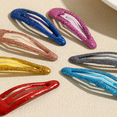 Glitter Snap Clip Metal Hair Clip Hair Accessories