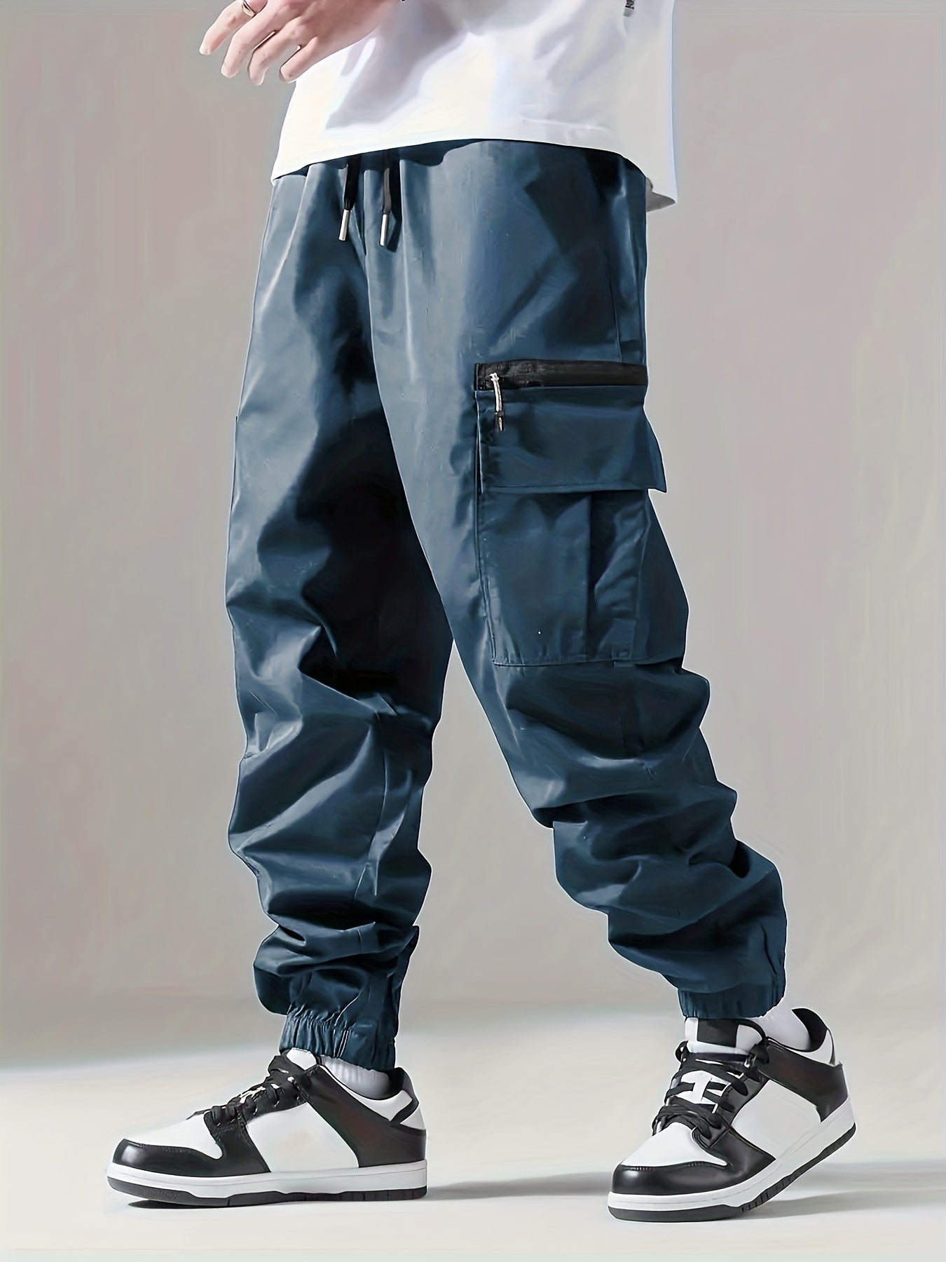 Men's Long Pants with Pockets for Work & Mountaineering