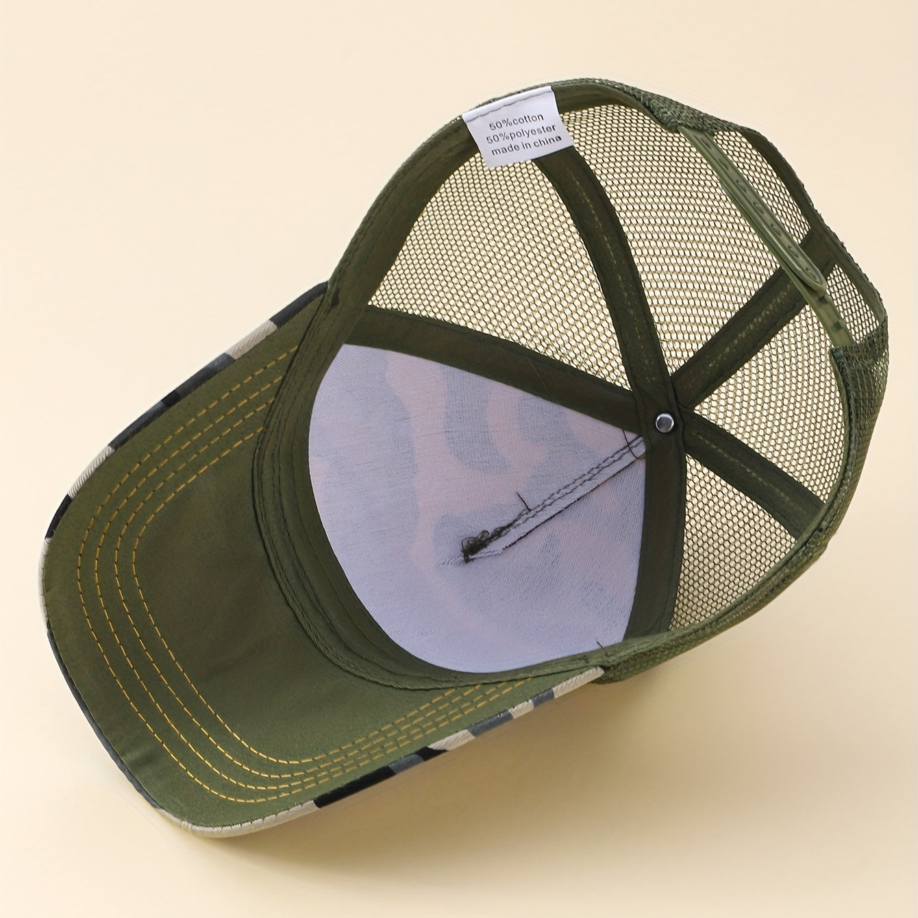 Camouflage Print Baseball Cap Adjustable Sun Hats