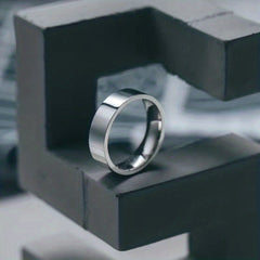 Men's Titanium Steel Ring Smooth Surface