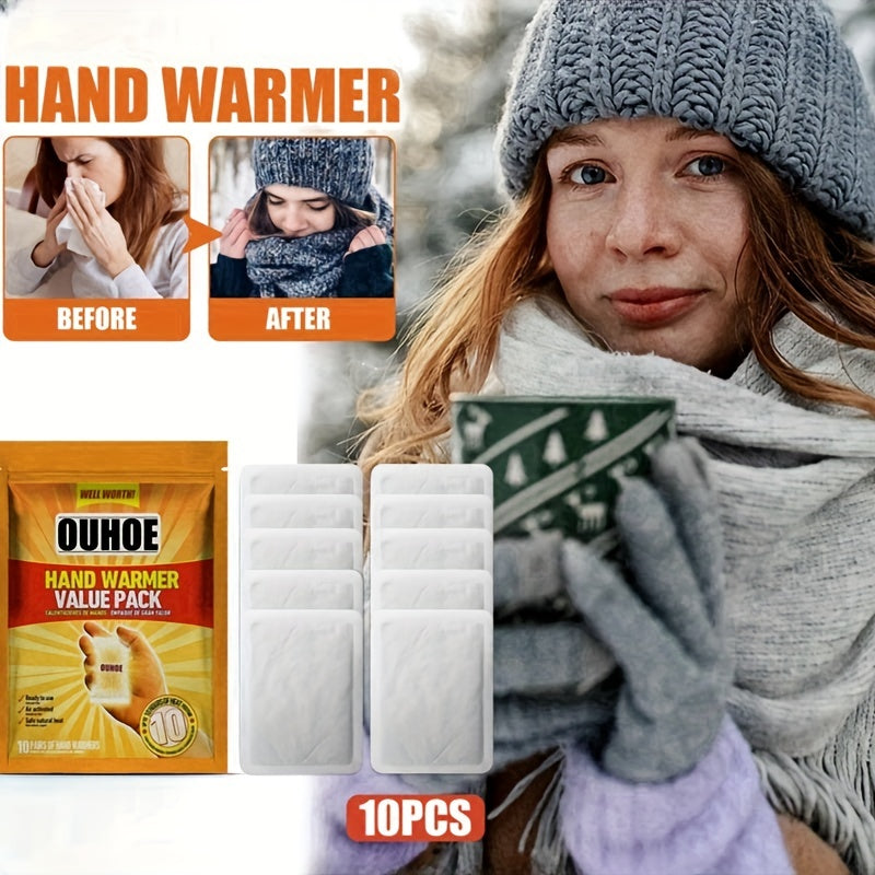 20pcs/10pcs Hand Warmers Natural Safe for Men Women Indoor Outdoor Winter Travel