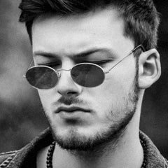 Oval Sunglasses Metal Frame