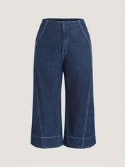  High Waisted Wide Leg Jeans