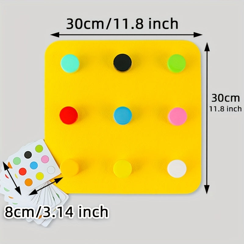 Montessori Felt Matching Game Educational Material
