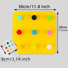 Montessori Felt Matching Game Educational Material