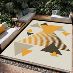 Nordic Geometric Triangular Carpet - Anti Slip