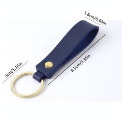 1pc PU Leather Keychain Bag Key Chain Keyring Charm Accessories