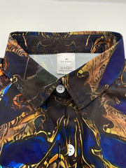 Colorful Pattern Men's Shirt Spring Fall Outdoor