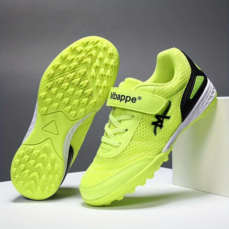 Kids Soccer Shoes TF Cleats Lightweight Football Shoes