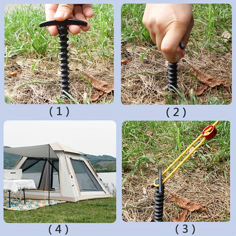 8pcs 14 48 Cm Nylon Ceiling And Ground Nails Lightweight Outdoor Ground Nails