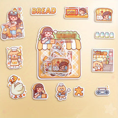 Sweet Potato Hand Ledger Sticker Set - Guka Ins Wind Beauty Girl