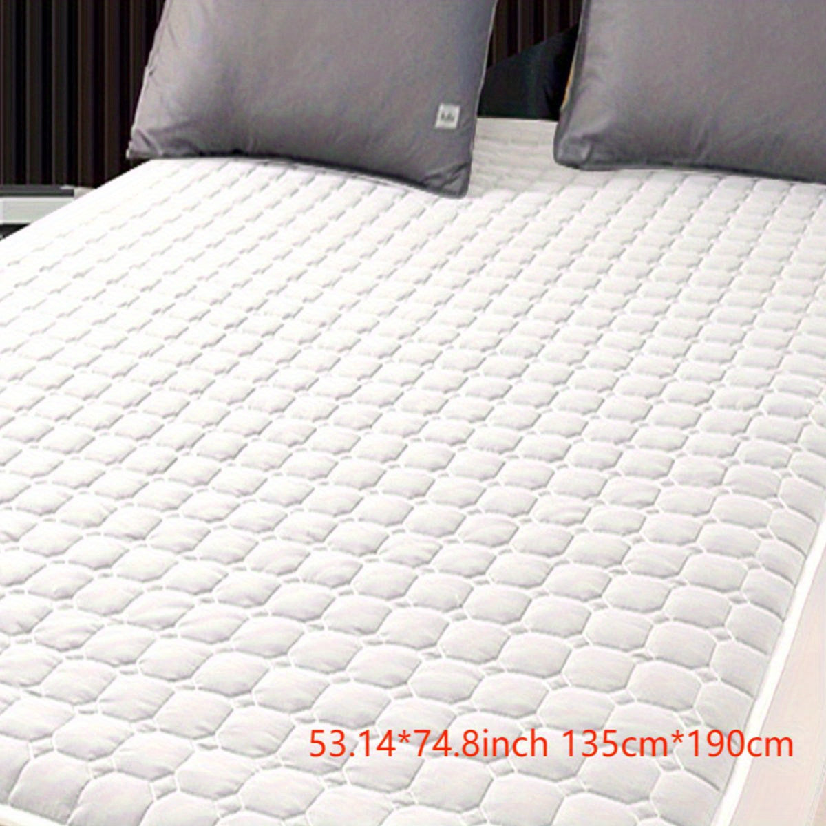 Soft Thick Cotton Fitted Sheet with Deep Pocket for Bedroom Guest Room