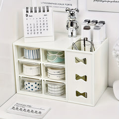 6 Compartment Desktop Storage Box Single