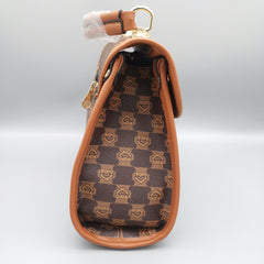 Letter Print Crossbody Bag Square Handbag