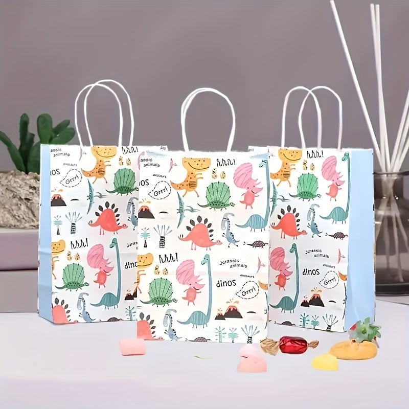 6pcs Dinosaur Gift Bags Birthday Party Home Decoration Supplies