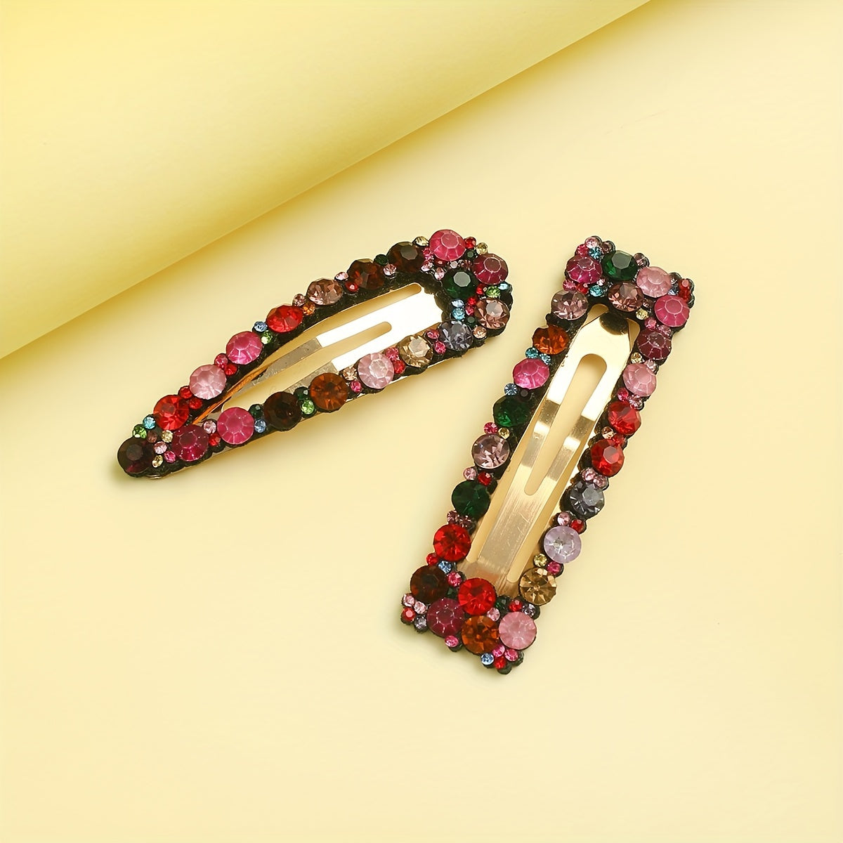 Colorful Rhinestone Hair Clip Metal Hair Clip For Women Girls Hair Clip