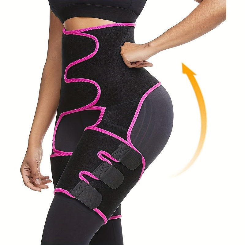 Sweat Waist Support Belt & Thigh Trimmer Body Shaper