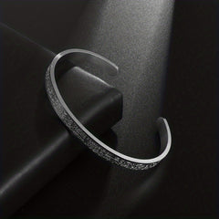 Adjustable Stainless Steel Muslim Bangle for Men