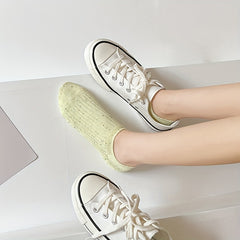 7 Pairs Colorful Polka Dot Low Cut Ankle Socks Women's Stockings