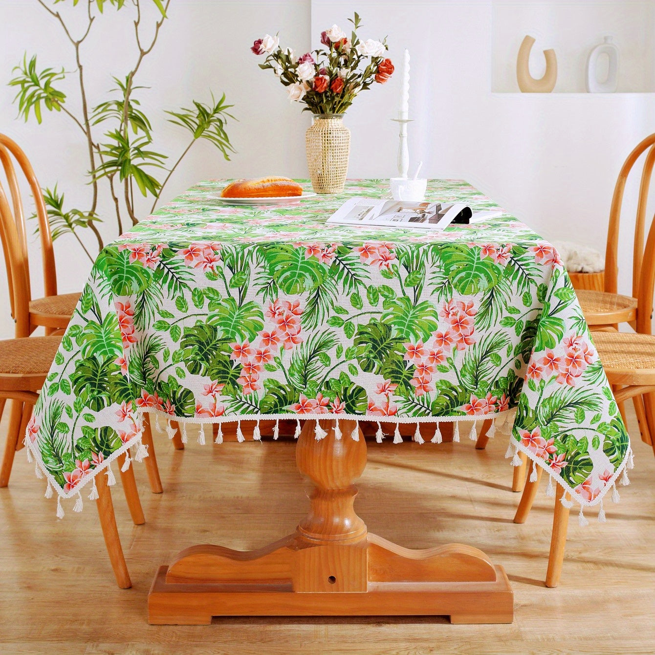 Boho Style Blend Tablecloth for Summer Parties and Events