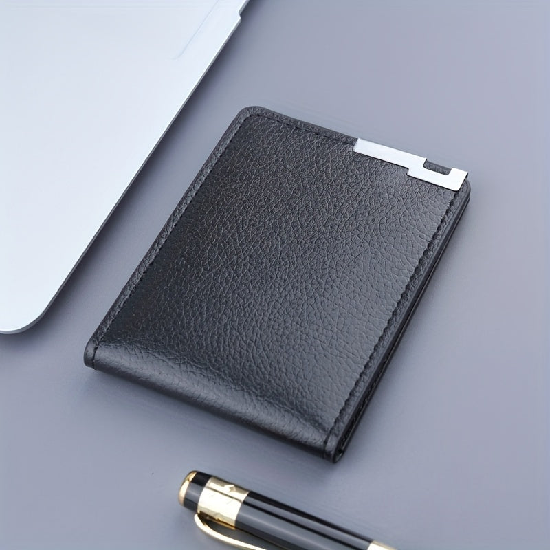 Men's Ultra thin Driver's Card Bag, Leather Credit Card Holder