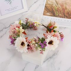 Kids Rose Wreath Hair Accessory for Fairy Girls