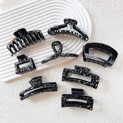 Ink Hair Claw For Girls Strong Grip Jaw Clip For Thick Hair 8pcs