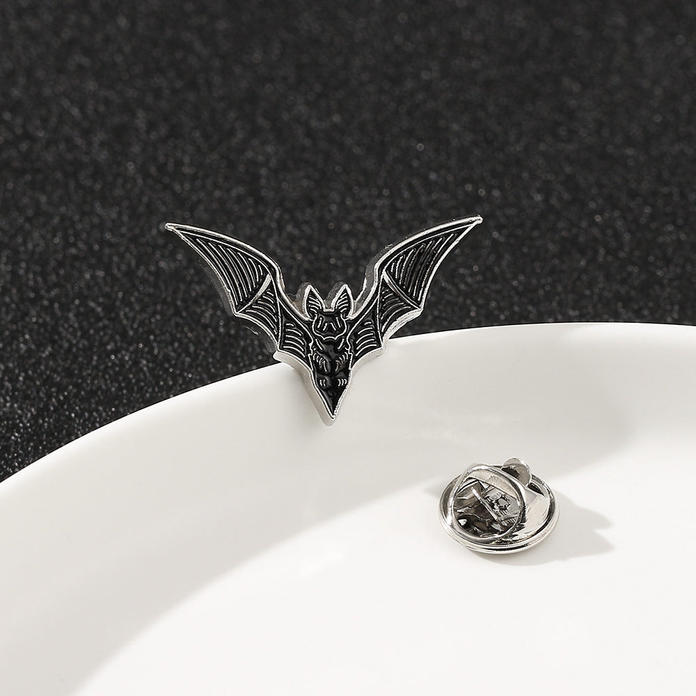 Bat Enamel Pin Witchy Style Spooky Lapel Jewelry
