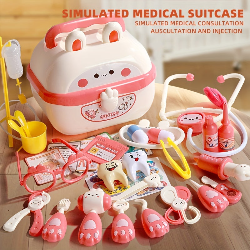 Kids Doctor Kit Role Playing Toys Ideal Gift Boys Girls Dental Game Tool Set