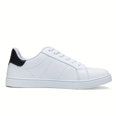 Men's Non slip Skate Shoes Casual Outdoor Lace up Walking Sneakers Flat Shoes