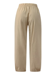 High Waist Loose Fit Harem Pants