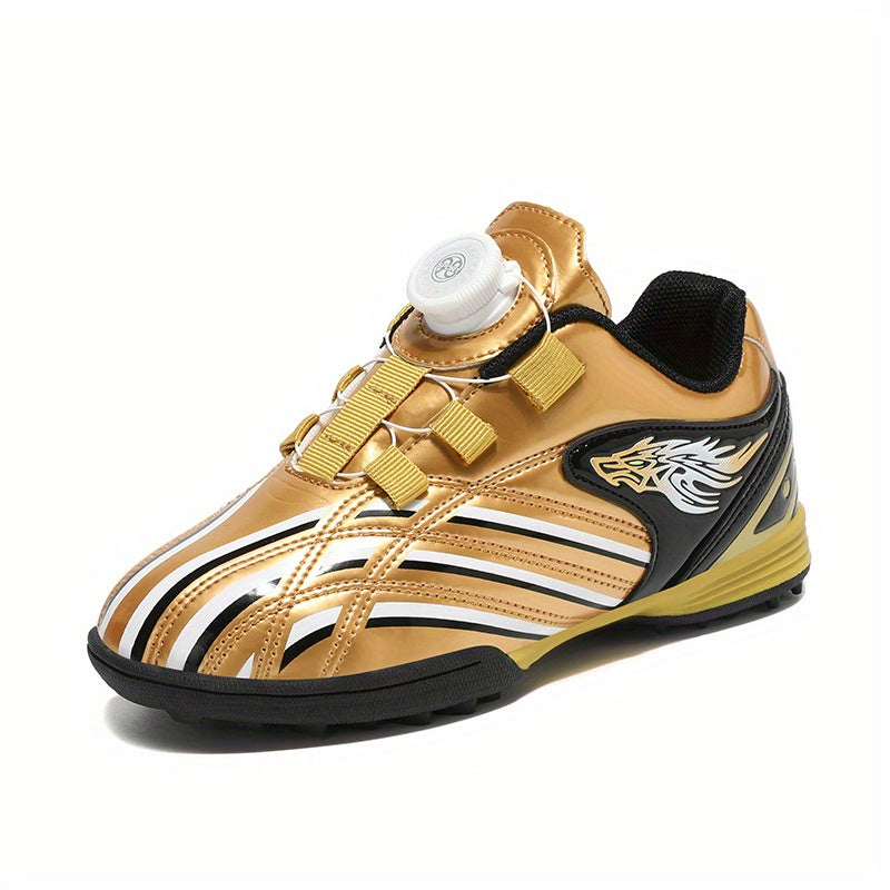 Kids Turf Soccer Shoes Athletic Shock Absorption Non slip Sneakers