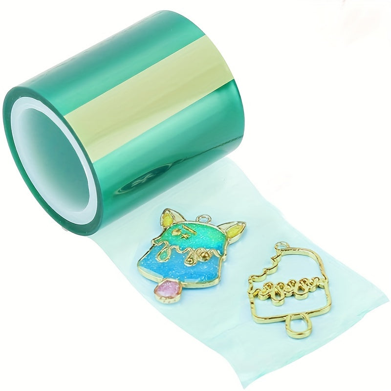 5m High Temp Resistant Green Tape For DIY UV Epoxy Resin Mold