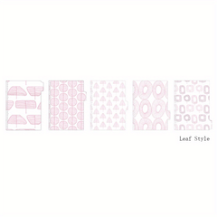 5pcs Star Leaf A5 A6 Loose Leaf Separator Page for Students & Office